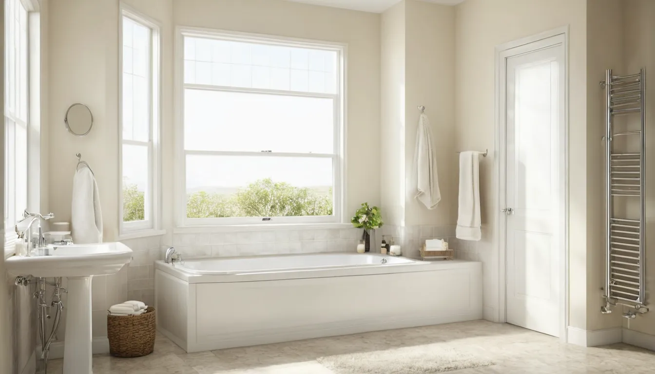 Homeowner smiling beside a new walk-in tub in a bright bathroom in the Orland Park area